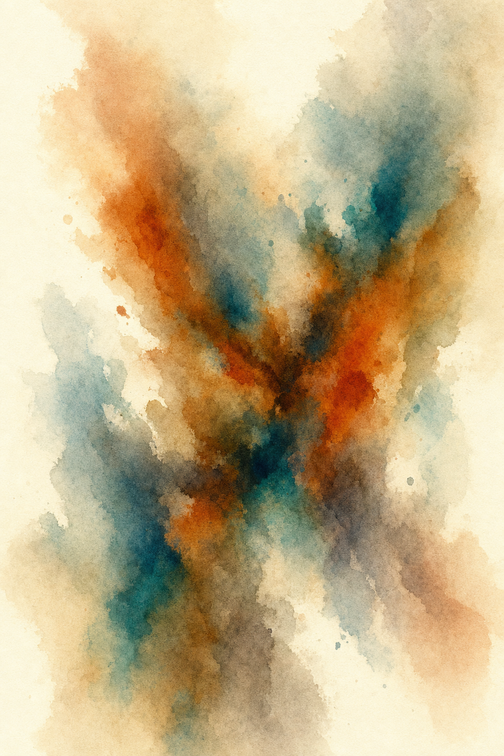 Dusky Fall Symphony watercolor background preview