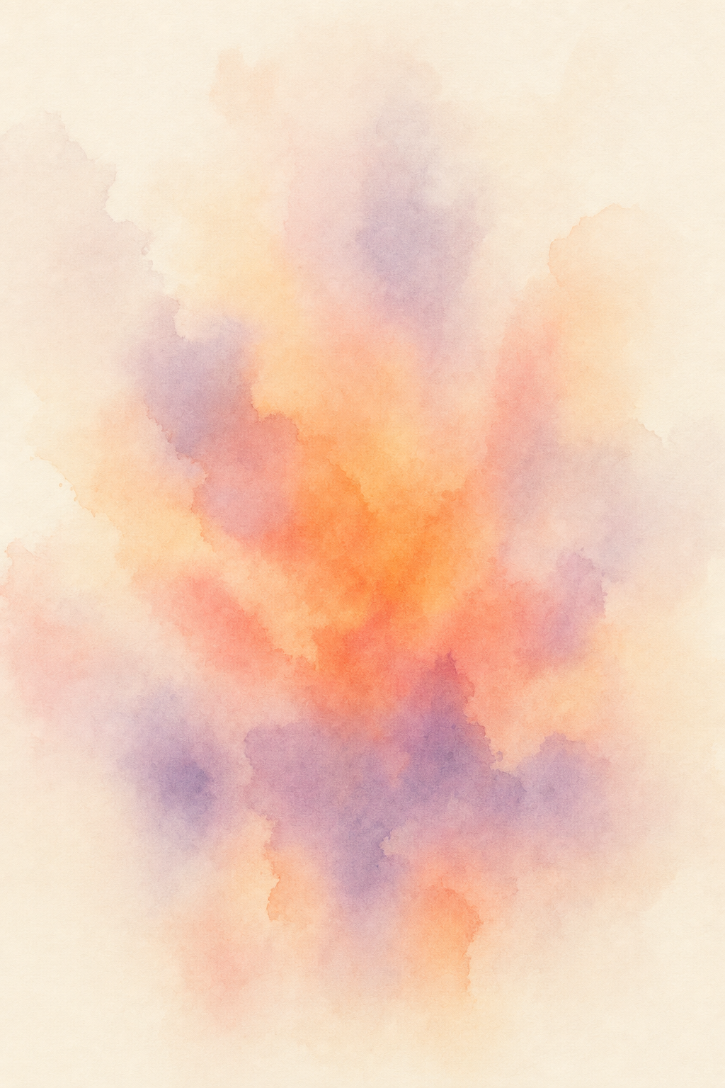 Gentle Sundown — reverse coloring page watercolor background