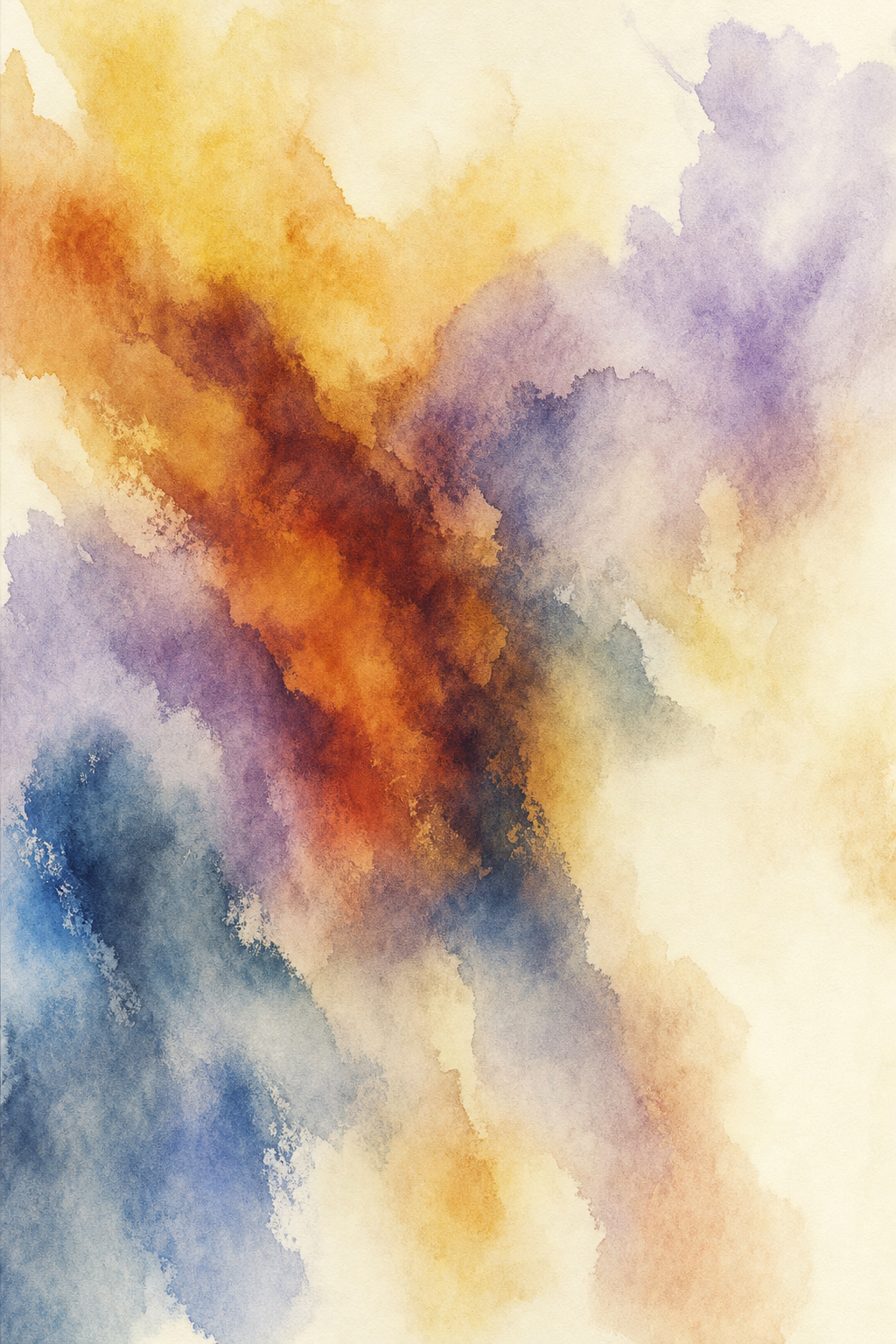 Golden Hues of Dusk watercolor background preview