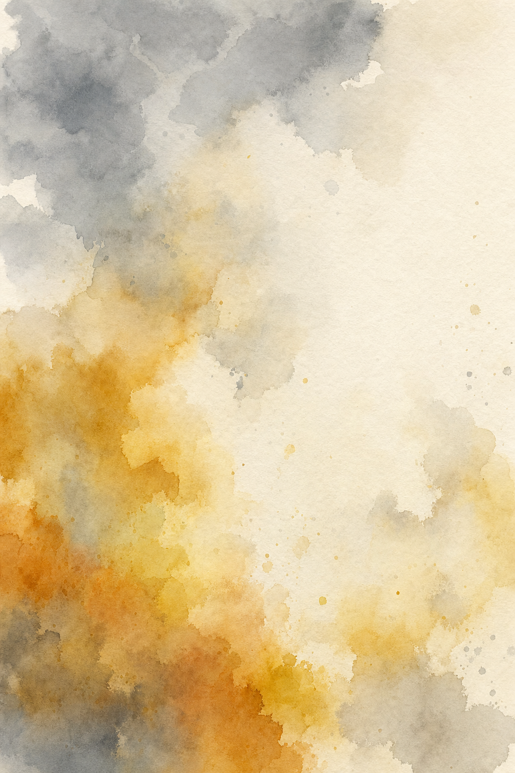Misty Amber Reverie watercolor background preview