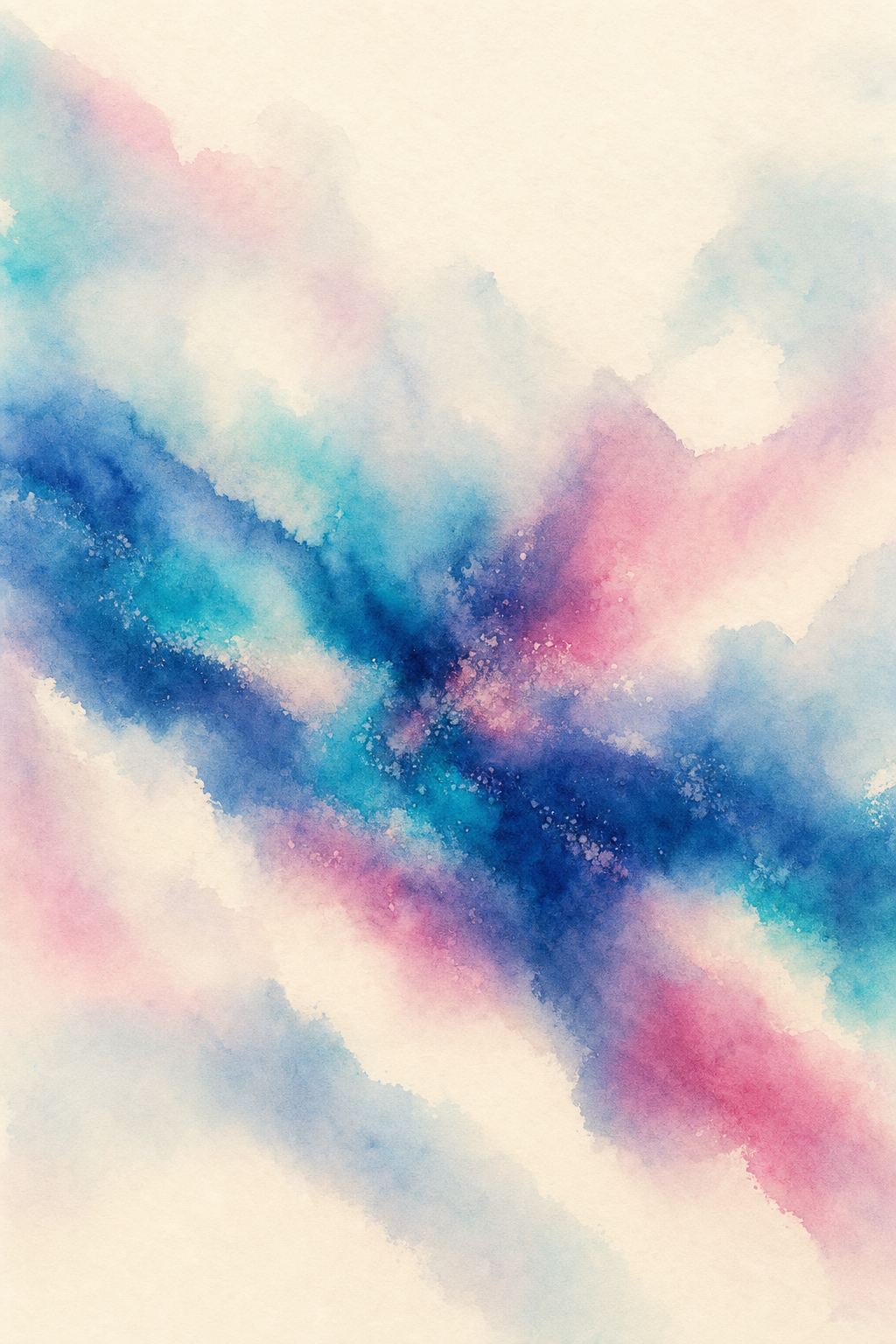 Nocturnal Luminance — reverse coloring page watercolor background