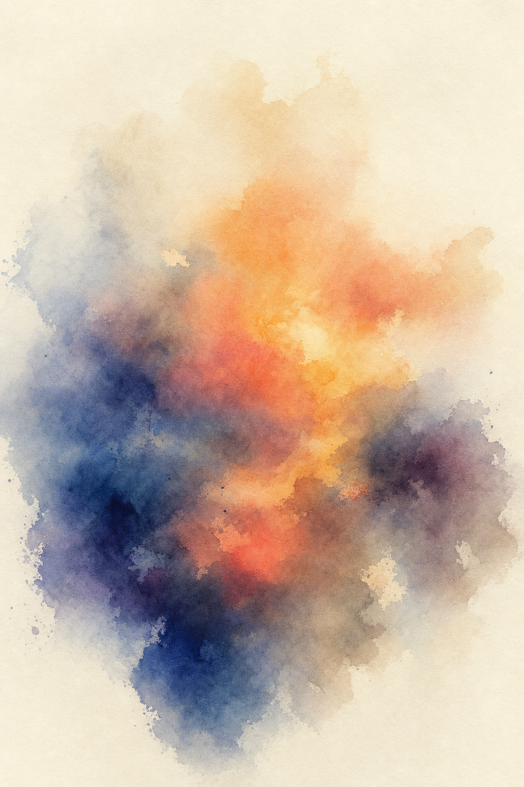 Sunset Reflections watercolor background preview