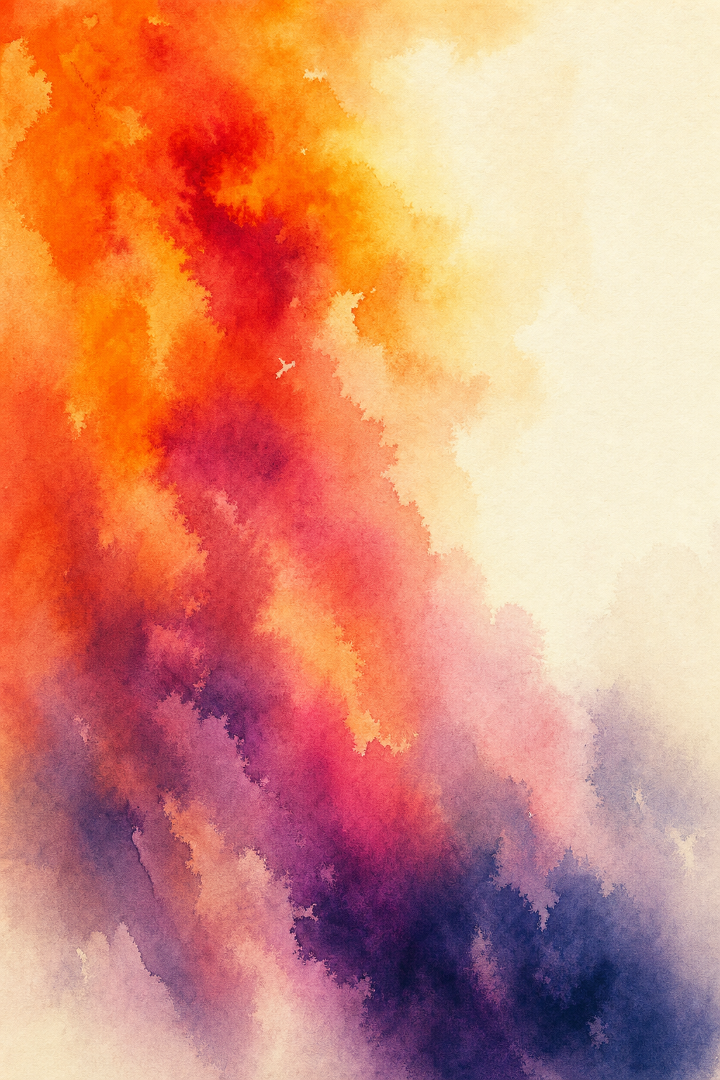 Twilight Embers — reverse coloring page watercolor background