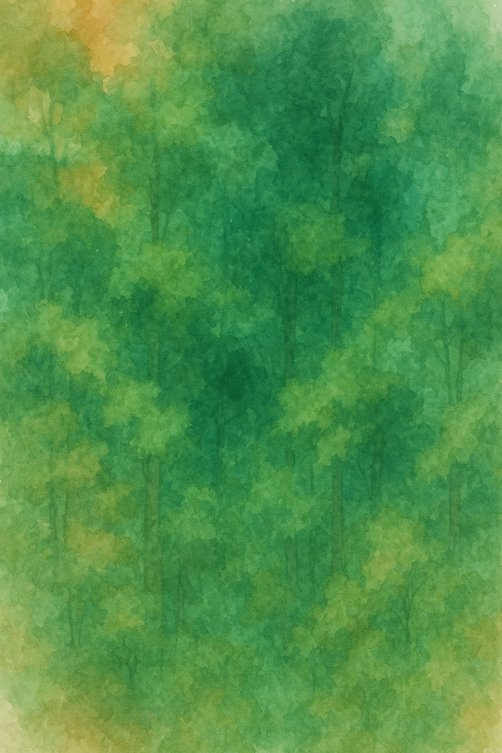 Verdant Awakening watercolor background preview