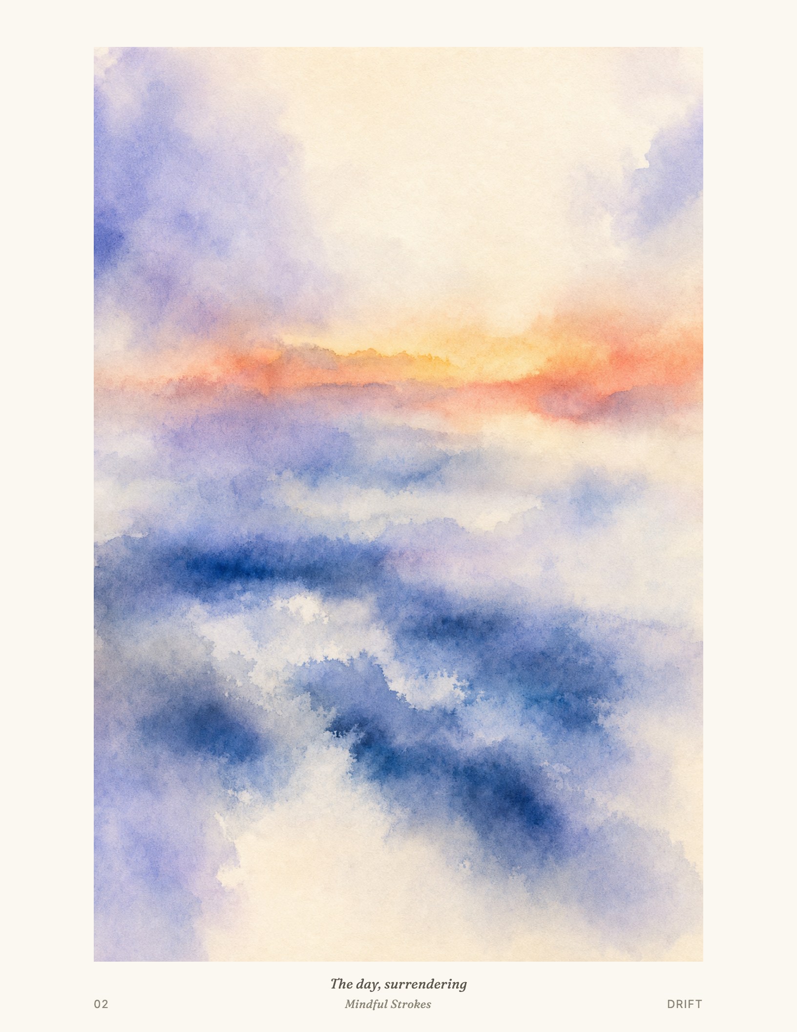 Mindful Strokes preview — A page from Drift